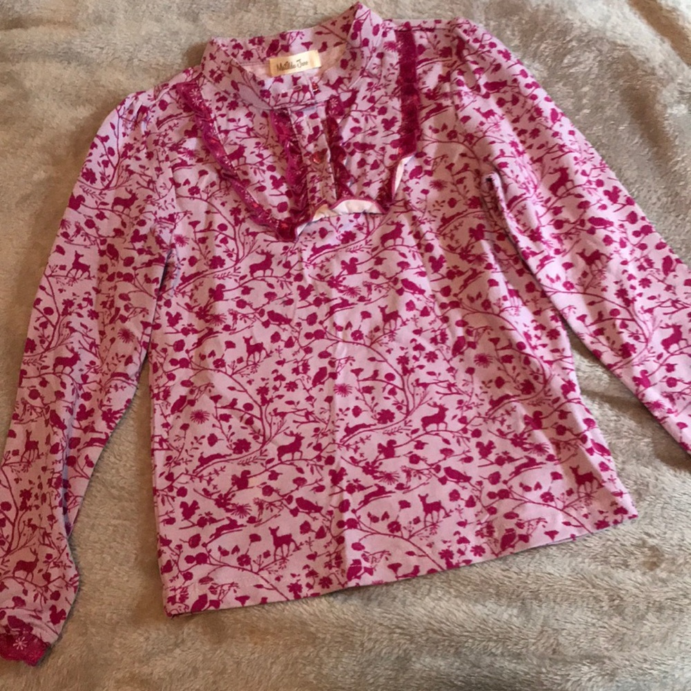 MJC purple long sleeve top